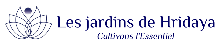 logo des jardins de hridaya